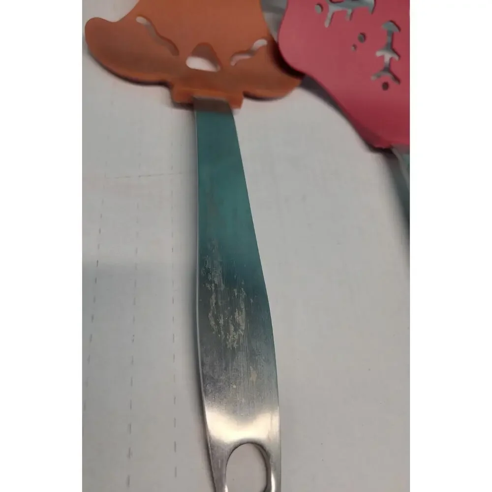 WIlliams Sonoma Snowflake Snowman Gingerbread Man Amco Spatulas Holiday Set of 3